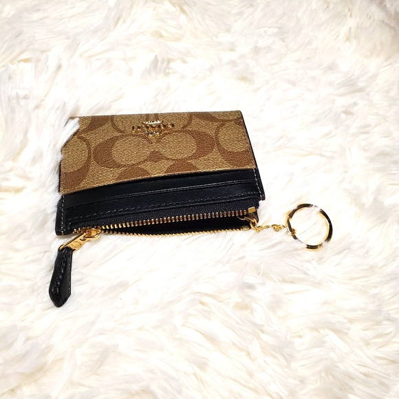 Original /CoachMini Skinny Id Case In Signature Canvas - Picture 4 of 5